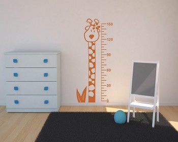 Giraffe Growth Chart Decal Animal Stickers For Children Giraffe Growth Chart Decal Animal Stickers For Children